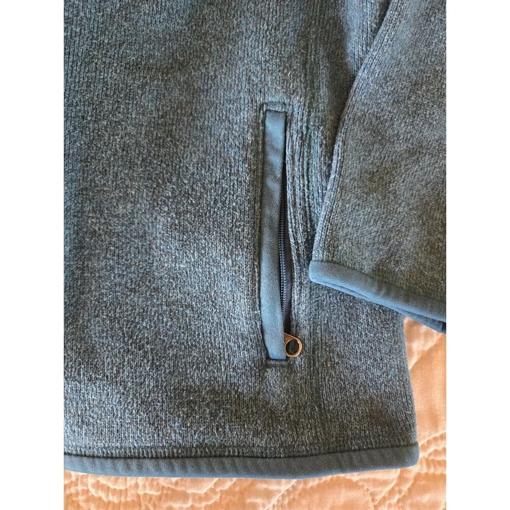 Patagonia Youth Boys Girls Medium Size 12 Better Sweater Zip Jacket Teal Blue